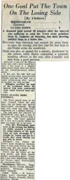 Match Report: Birmingham vs Luton Town FC (19th Apr 1947)
