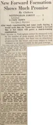 Match Report: Nottingham Forest vs Luton Town FC (13th Dec 1947)