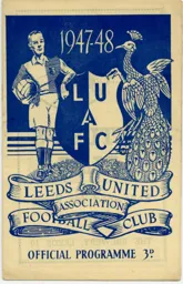 Programme: Leeds United vs Luton Town FC (26th Dec 1947)