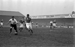 Hugh Billington bursts through