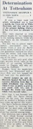 Match Report: Tottenham Hotspur vs Luton Town FC (5th Apr 1948)