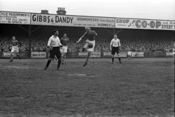 Forest's Gager clears the ball