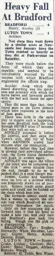 Match Report: Bradford Park Avenue vs Luton Town FC (4th Sep 1948)