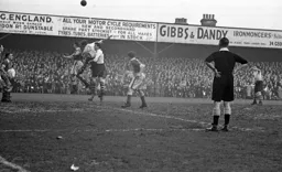 A high ball comes over