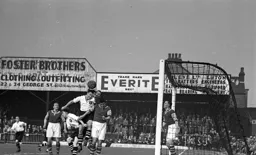 Billy Arnison goes in bravely