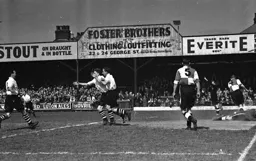Bobby Brennan scores the Town's solitary goal