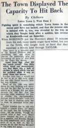 Match Report: Luton Town FC vs West Ham United (20th Aug 1949)