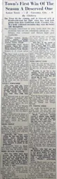 Match Report: Luton Town FC vs Coventry City (24th Aug 1949)