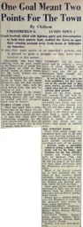Match Report: Chesterfield vs Luton Town FC (10th Dec 1949)