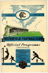 Programme: Chesterfield vs Luton Town FC (10th Dec 1949)