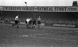 The penalty spot has disappeared under the mud