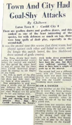 Match Report: Luton Town FC vs Cardiff City (18th Mar 1950)