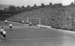 The Wednesday goalkeeper gathers the ball