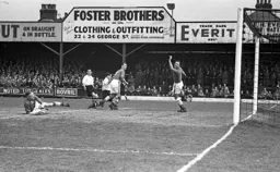 Goal number three is on its way into the net