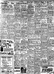 Match Report: Blackburn Rovers vs Luton Town FC (26th Aug 1950)