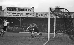 Jack Taylor heads in the Town's third goal