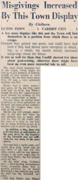 Match Report: Luton Town FC vs Cardiff City (2nd Dec 1950)
