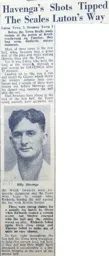 Match Report: Luton Town FC vs Swansea Town (26th Dec 1950)