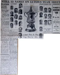 Match Report: Luton Town FC vs Portsmouth (6th Jan 1951)
