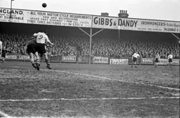 Bernard Moore challenges the goalkeeper