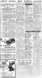 Match Report: Leicester City vs Luton Town FC (24th Mar 1951)