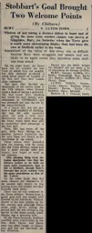 Match Report: Bury vs Luton Town FC (25th Aug 1951)