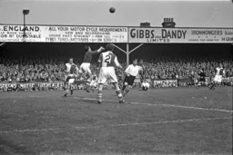 The Rovers goalkeeper punches clear