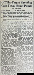 Match Report: Luton Town FC vs Brentford (13th Oct 1951)