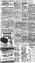 Match Report: Doncaster Rovers vs Luton Town FC (20th Oct 1951)