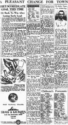 Match Report: Southampton vs Luton Town FC (3rd Nov 1951)