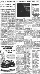 Match Report: Leeds United vs Luton Town FC (17th Nov 1951)