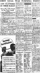 Match Report: Cardiff City vs Luton Town FC (1st Dec 1951)