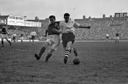 Jack Taylor battles for the ball