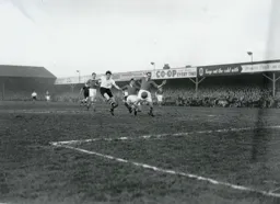Reverse view of the goal from Gordon Turner