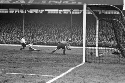 Jack Taylor watches as the ball goes wide