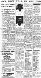 Match Report: Luton Town FC vs Swindon Town (23rd Feb 1952)