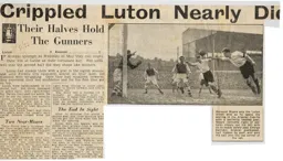 Match Report: Luton Town FC vs Arsenal (8th Mar 1952)