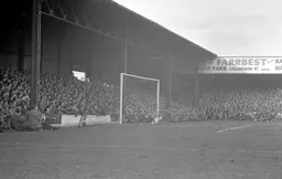 Bert Mitchell's penalty hits the back of the net
