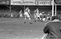 Reverse view of the Town's first goal