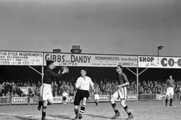 Bernard Moore waits for a slip by the goalkeeper
