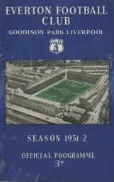 Programme: Everton vs Luton Town FC (15th Mar 1952)