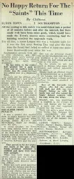 Match Report: Luton Town FC vs Southampton (22nd Mar 1952)