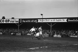 Bernard Moore tries to lob the goalkeeper