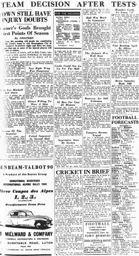 Match Report: Luton Town FC vs Rotherham United (30th Aug 1952)