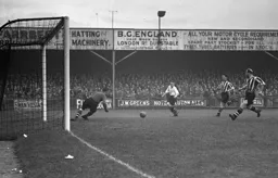 Bernard Moore in on goal