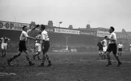 Bernard Moore congratulates Jesse Pye after scoring Town`s second goal