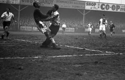 Arthur Taylor scores his second and Town`s third goal