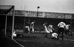 A scramble in the City penalty area