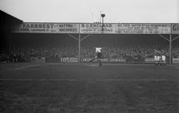 Bert Mitchell scores from the penalty spot