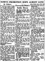 Match Report: Brentford vs Luton Town FC (22nd Apr 1953)